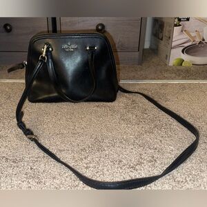 Kate Spade Black Textured Leather Handbag